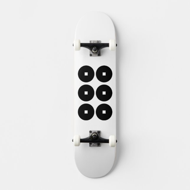 Skate Seis moedas para a família Sanada (Frente)