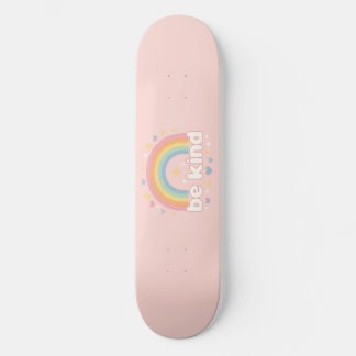 Skate Seja Gentil – Positividade Arco-Íris Pastel