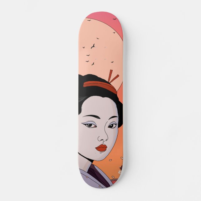 Skate Seja Linda Garota Geisha (Frente)