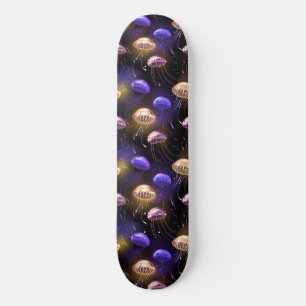 Skate Sem costura com águas-vivas brilhantes