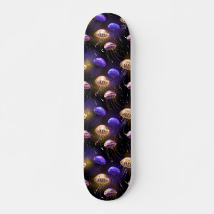 Skate Sem costura com águas-vivas brilhantes