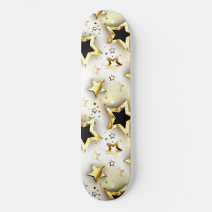 Skate Sem costura leve com estrelas douradas