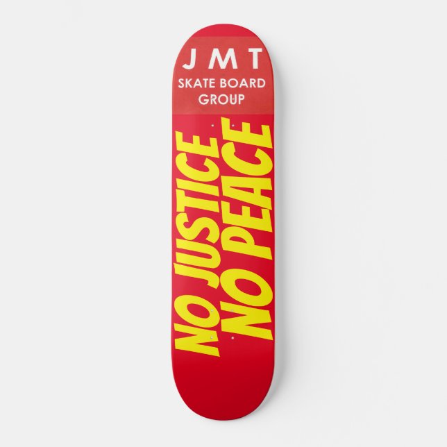 SKATE SEM JUSTIÇA  SEM PAZ SKATEBOARDS ./ JMT (Frente)