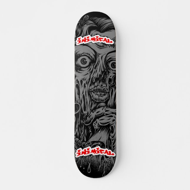 Skate Senhora Zombie Inimical (Frente)