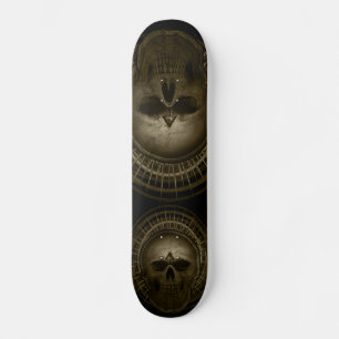 skate Sepia Skull