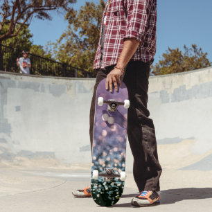 Skate Sereia Brilho Bokeh Glam 1