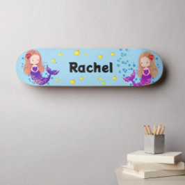 Skate Sereias Cócitas Adicionar Nome Painel