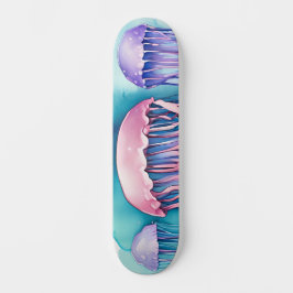 Skate Série Aquarela: Água-viva