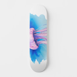 Skate Série Aquarela: Água-viva 2