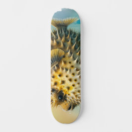 Skate Série Aquarela: Baiacu