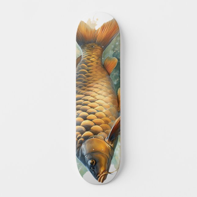 Skate Série Aquarela: Carpa (Frente)