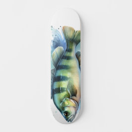 Skate Série Aquarela: Poleiro