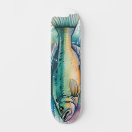 Skate Série Aquarela: Robalo