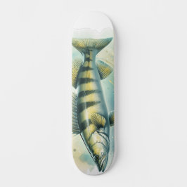 Skate Série Aquarela: Zander/Percas