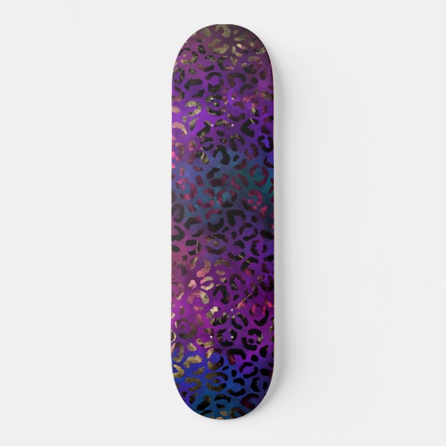 Skate Série de Design Leopard Paint 16 (Frente)