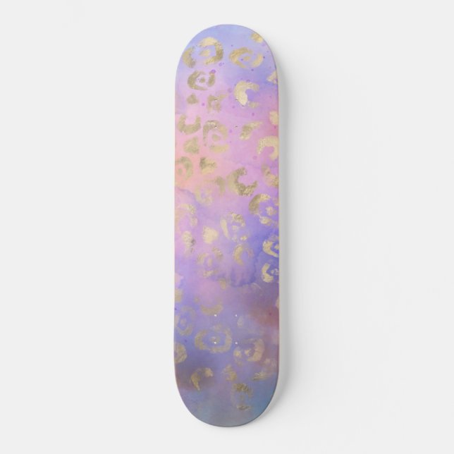 Skate Série de Design Leopard Paint 8   (Frente)