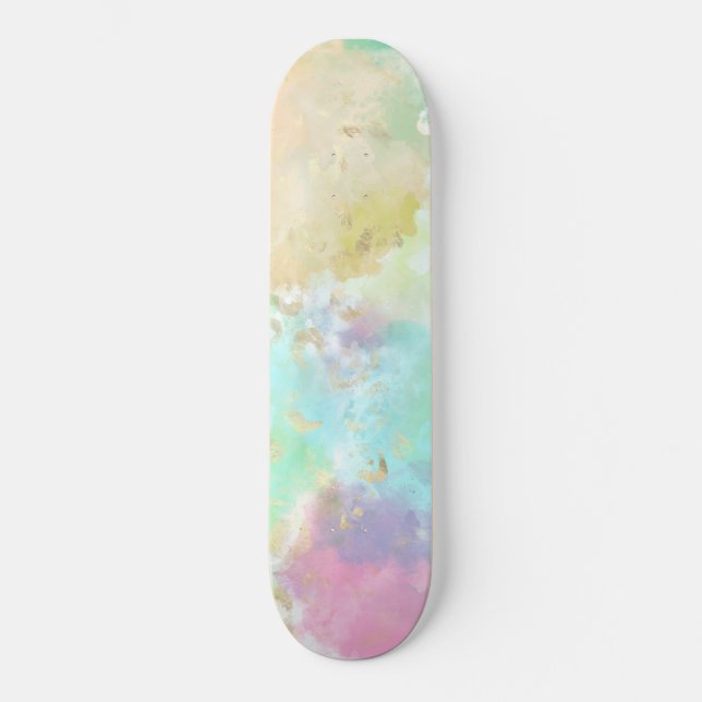 Skate Série de Pintura Leopardo Design 2   (Frente)