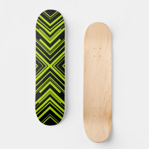 Skate Setas em Verde limão e Preto