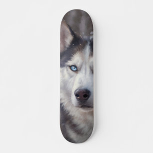 Skate Siberian Husky