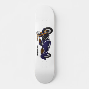 Skate Sidecar purple motorcycle illustration