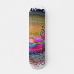 Skate Silverlake Sunset 1 oval, Assinatura de Arte
