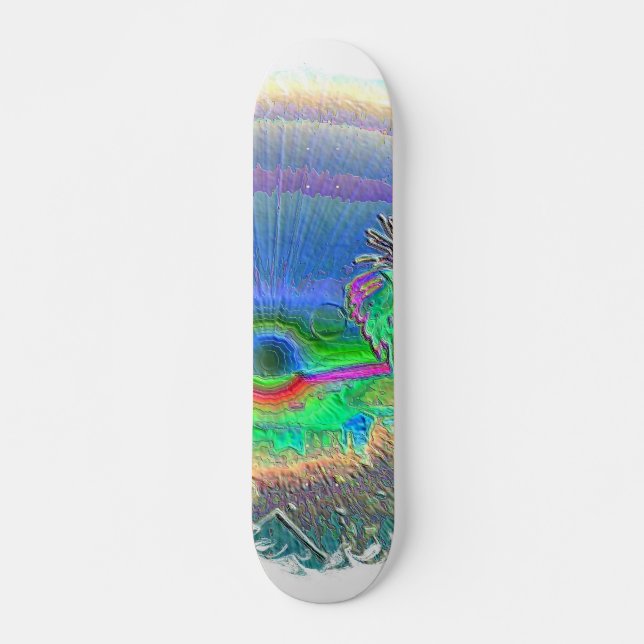 Skate Silverlake Sunset Oval Negativo (Frente)