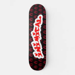 Skate Símbolo de Anarquia Inímica