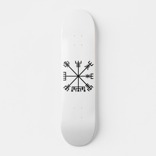 Skate Símbolo de Vegvisir (Frente)