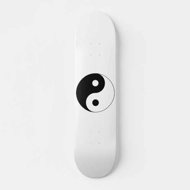 Skate Símbolo Espiritual Yin Yang (Frente)