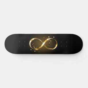 Skate Símbolo Infinity do ouro