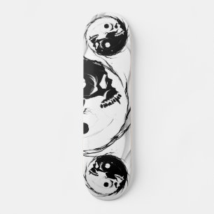 Skate Símbolo religioso yin yang escuro
