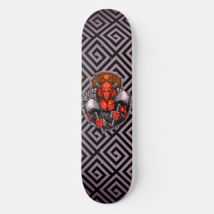 Skate Símbolos Gregos Minotauro Guerreiro Besta