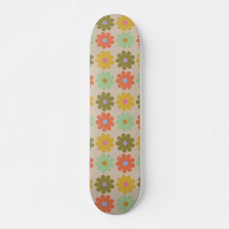 Skate Simple Pastel Vintage Flower Pattern