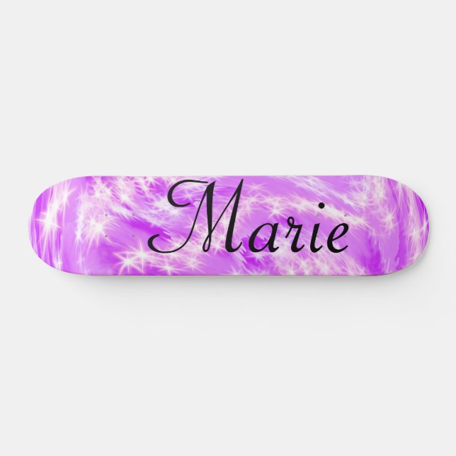 Skate simples e mínimo cor-de-rosa claro adicione seu no (Horz)