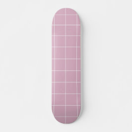 Skate Simples Geométrico Rosa Moderno