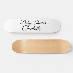 Skate SIMPLES MINIMAL.CUTE ADICIONE O NOME DO BEBÊ baby