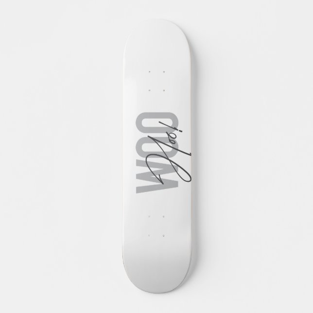 Skate Simples, moderno, urbano, Trendent design Love Woo (Frente)