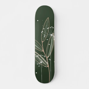 Skate Simples toque da natureza semeando a terra