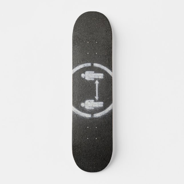 Skate Sinal de distanciamento social (Frente)