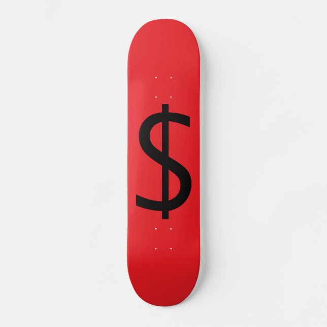 Skate Sinal de Dólar $ (Frente)