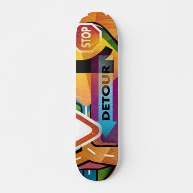 Skate Sinalização de Rua #2 (Frente)