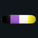 Skate Sinalizador do Orgulho Não Binário<br><div class="desc">Sinalizador do Orgulho Não Binário</div>