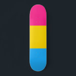 Skate Sinalizador do Orgulho Pansexual<br><div class="desc">Sinalizador do Orgulho Pansexual. Mostre seu orgulho e apoio à transexualidade com esta bandeira excelente e espalhe alguma paz e amor para apoiar a igualdade de orientação sexual! Visite nossa loja para descobrir mais bandeiras LGBT,  bandeiras Bissexuais,  bandeiras Trangender e outras bandeiras do mundo.</div>