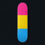 Skate Sinalizador do Orgulho Pansexual LGBTQ<br><div class="desc">O orgulho LGBT do Sinalizador do Orgulho Pansexual é de cor para a pansexualidade. presentes de excelente para pansexuais,  presentes para LGBTQ e produtos de excelente para mês de orgulho. Visite nossa Nação LGBT da loja para descobrir mais bandeiras de orgulho incríveis e presentes de orgulho LGBTQ.</div>