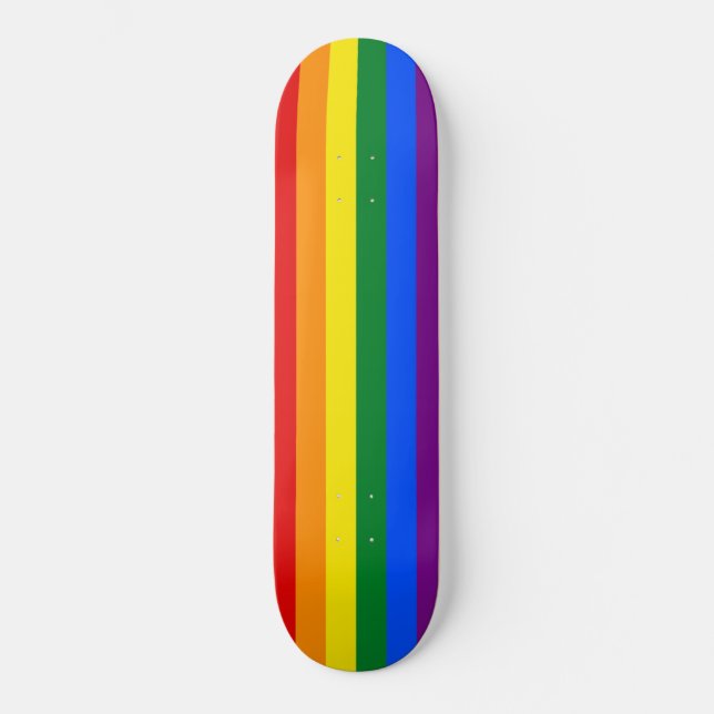 Skate Sinalizador orgulho gay (Frente)