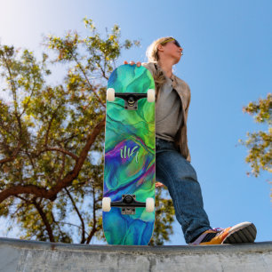 Skate Sinfonia de Mármore Fluido Personalizado