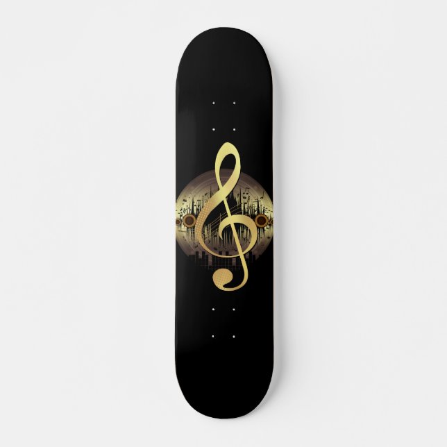 Skate Sintonia Deliciosa - Dourada (Frente)