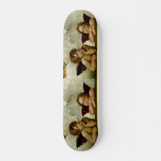 Skate "Sistine Madonna" (cerca de 1513) de Rafael (Detal (Frente)