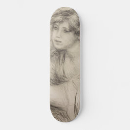 Skate Sitting Girl (por Pierre-Auguste Renoir)