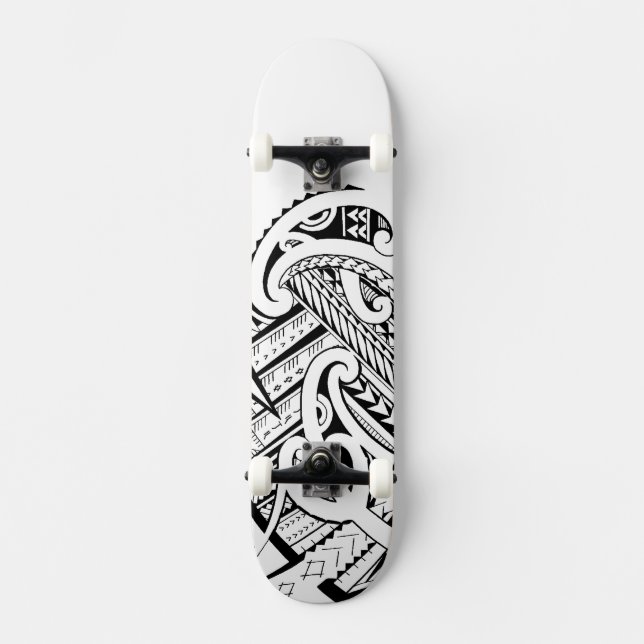 Skate Skateboarddeck tribal misturado do design de (Frente)